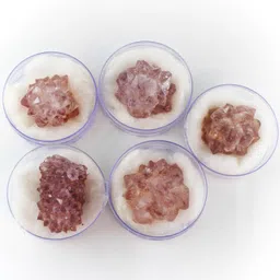 cfc Natural Amethyst flowers Regular Round Quartz, Crystal Stone image 3