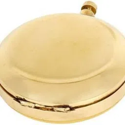 bilal enterprises Brass Telescope and Push Button Compass Combo Compass (Gold, Black) Compass image 2