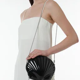 HAUTE SAUCE by Campus SutraWomen Leather Oversized Structured Shoulder Bag with Quilted-picture-23