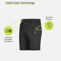 XYXX Set of 2 Men IntelliSmooth Solid Cotton Pace Shorts image 3