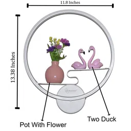 smartway lighting Duck Metal LED Novelty Wall Light (White) image 2