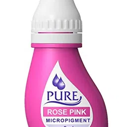 biotouch Micropigment Pure Rose Pink For Permanent Makeup Microblading Supplies Eyebrow Shading Micropigmentation Cosmetic Tattoo Ink Lip Eyeliner 3ml, Bottle image 1