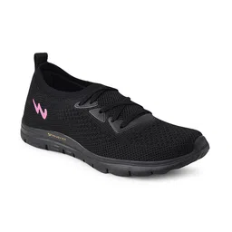Campus Women Black Mesh Walking Shoes-picture-41