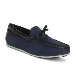 SHOZANIA Men Round Toe Leather Boat Shoes image 2