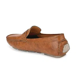 John Karsun Men Tan Brown Driving Shoes image 4