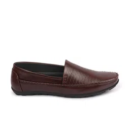 FAUSTO Men Textured Lightweight Driving Shoes image 4