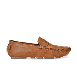 John Karsun Men Tan Brown Driving Shoes image 3