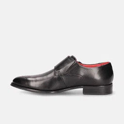 Bugatti Zavinio Men Textured Leather Formal Monk Shoes image 5