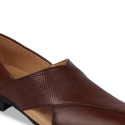 FAUSTO Men Leather Slip-Ons Formal Shoes image 5