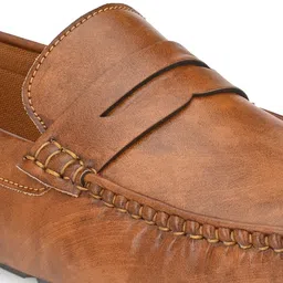 John Karsun Men Tan Brown Driving Shoes image 5