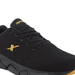 Sparx Men Black Mesh Running Non-Marking Shoes image 3