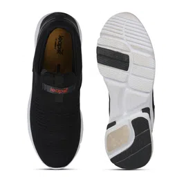 Liberty Men Black Mesh Walking Shoes image 4