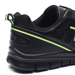 Flying Machine Men Black Walking Sports Shoes image 4