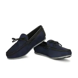 SHOZANIA Men Round Toe Leather Boat Shoes image 5