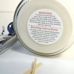 aromatic fables Citrus Scented Christmas Candle Fresh Holiday Aroma in Stylish Glass Jar for Gifting and D cor image 5