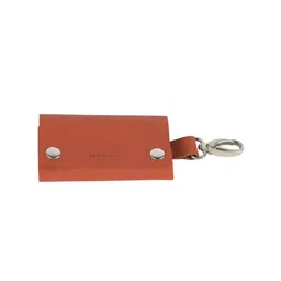 Aditi Wasan Tan-Coloured Solid Leather Hook Key Holder image 3