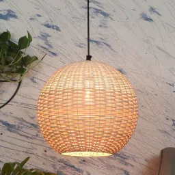 sapphire Natural Dome Hanging Lights With Iron & Cloth Plug Type E-14-picture-20
