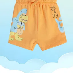 MINI KLUB Infants Boys Graphic Printed Pure Cotton Shorts image 5