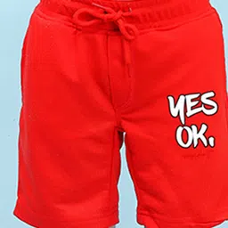 NUSYL Boys Mid Rise Typography Printed Lounge Shorts-picture-12