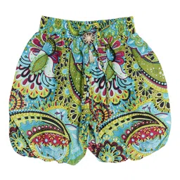 SWEET ANGEL Girls Printed Loose Fit High-Rise Cotton Shorts-picture-19
