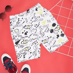 Pantaloons Junior Boys Printed Pure Cotton Regular Fit Shorts-picture-32