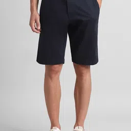 SIMON CARTER LONDON Men Slim Fit Cotton Shorts-picture-39