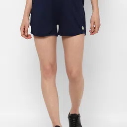 Allen Solly Woman Women Navy Blue Shorts-picture-32