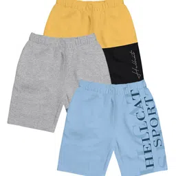 HELLCAT Girls Pack Of 3 Printed Cotton Shorts-picture-20