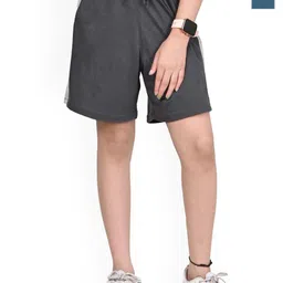 BAESD Girls Pack Of 2 Colourblocked High-Rise Cotton Shorts-picture-13