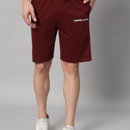 GRIFFEL Men High Rise Cotton Shorts-picture-3
