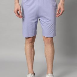 GRIFFEL Men High Rise Cotton Shorts-picture-4