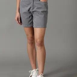 SHOWOFF Women High-Rise Denim Shorts-image-28