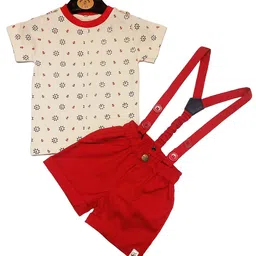 BAESD Boys Printed Pure Cotton T-shirt with Shorts-picture-36
