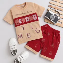 BAESD Boys Printed T-shirt with Shorts-picture-34