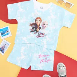Pantaloons Junior Girls Dyed Pure Cotton T-shirt With Short-image-20