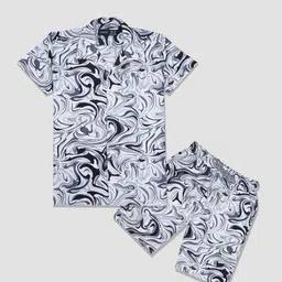 CAVIO Boys Printed Shirt with Shorts image 1