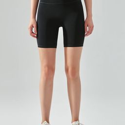 JC Collection Women Slim Fit High-Rise Rapid-Dry Sports Shorts-picture-12