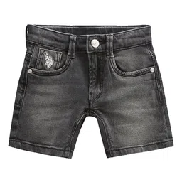 U.S. Polo Assn. Kids Boys Washed Mid Rise Denim Shorts-picture-14