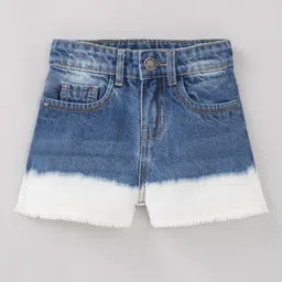 Ed-a-Mamma Girls Ombre Printed Denim Shorts-picture-57