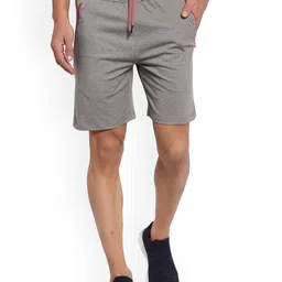 SPORTO Men Grey Solid Sports Shorts-picture-23