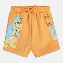 MINI KLUB Infants Boys Graphic Printed Pure Cotton Shorts image 1