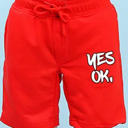 NUSYL Boys Typography Printed Mid-Rise Shorts image 2