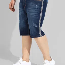 Instafab Plus Men Denim Outdoor Shorts image 2