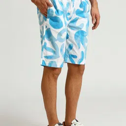 Pepe Jeans Men Geometric Printed Pure Cotton Shorts image 2