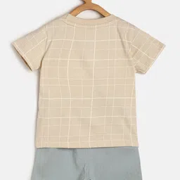 MINI KLUB Infants Boys Checked Top with Shorts Set image 2