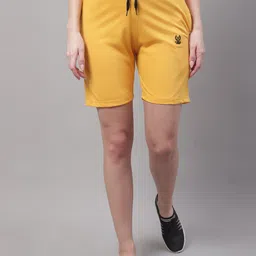 mack jonney VIMAL JONNEY Women Pack Of 2 Cotton Sports Shorts image 4