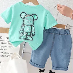 INCLUD Boys Printed T-shirt with Shorts image 5