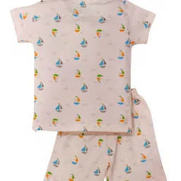 BAESD Infants Conversational Printed T-shirt With Shorts image 3