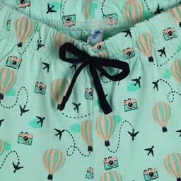 V-Mart Pack Of 2 Infants Conversational Printed Cotton Shorts image 2