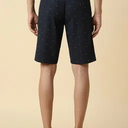 Allen Solly Men Slim Fit Mid-Rise Geometric Printed Pure Cotton Shorts image 5